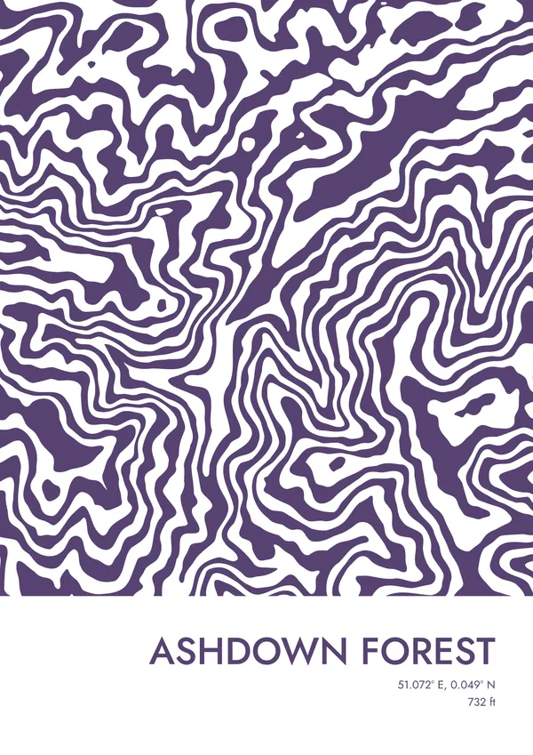 Ashdown Forest print preview