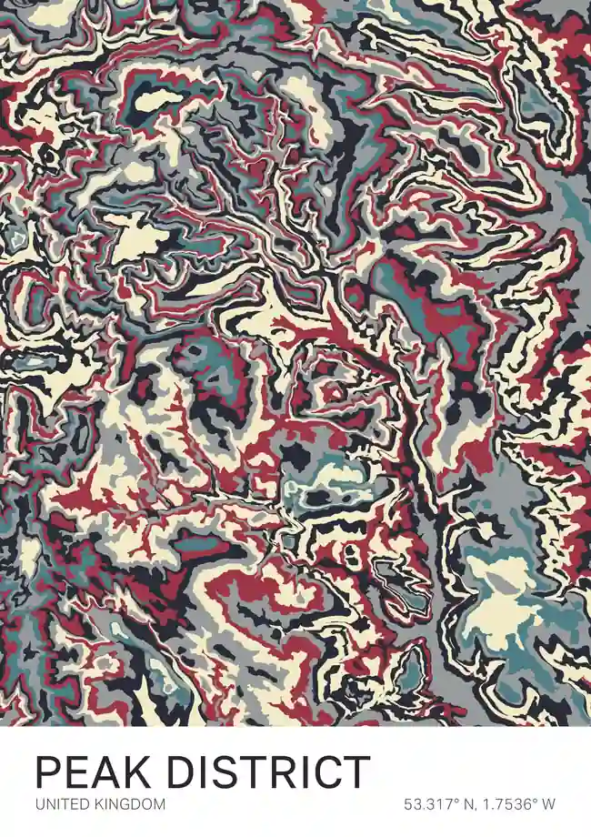 Peak District print preview