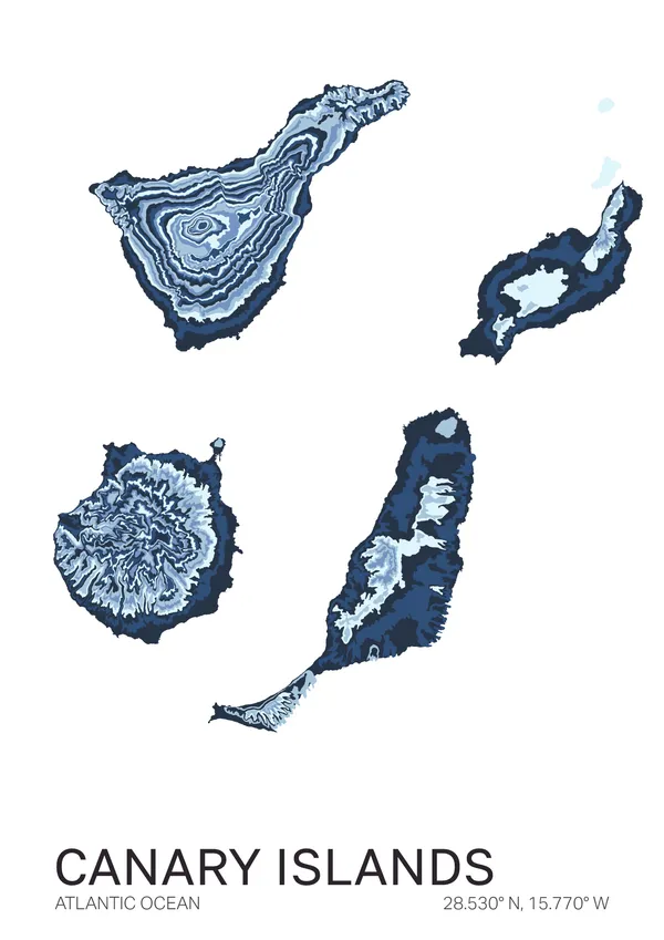 Canary Islands print preview