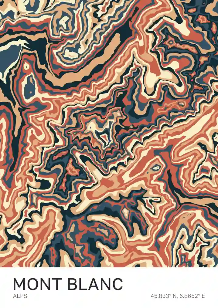 Mont Blanc print preview