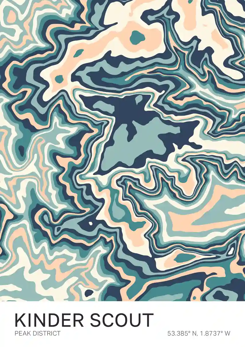 Kinder Scout print preview